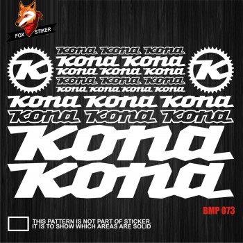 Bicycle Frame Decal Stickers   KONA-02